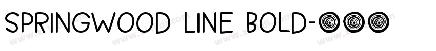 Springwood Line Bold字体转换 Springwood Line Bold字体转换